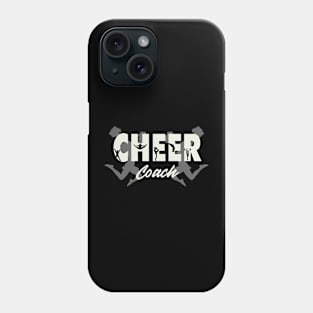 Cheer Coach in Cheer Text Phone Case