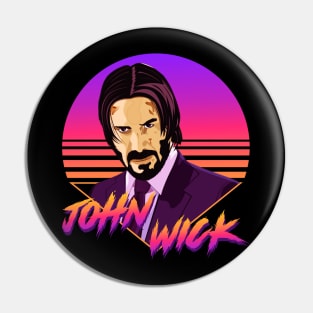 Retro John Wick Pin