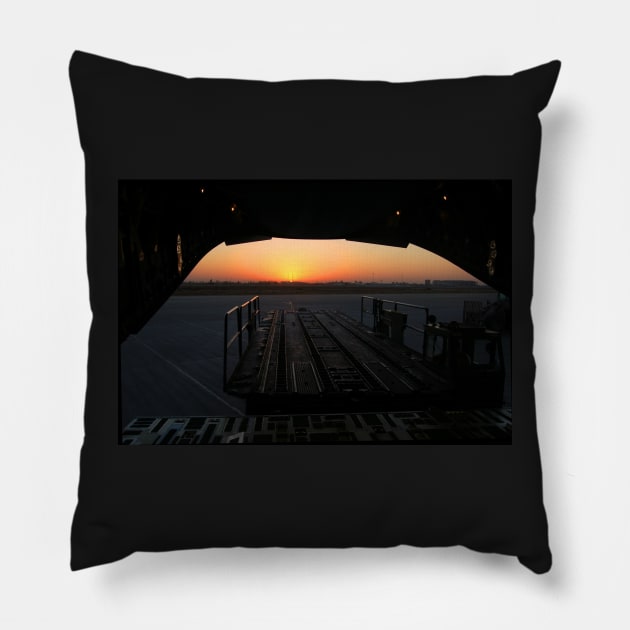 Baghdad Sunrise Pillow by RichardGibb