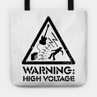 warning high voltage Tote