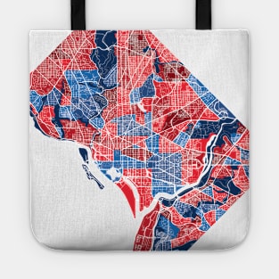 Washington DC Neighborhood Map Tote