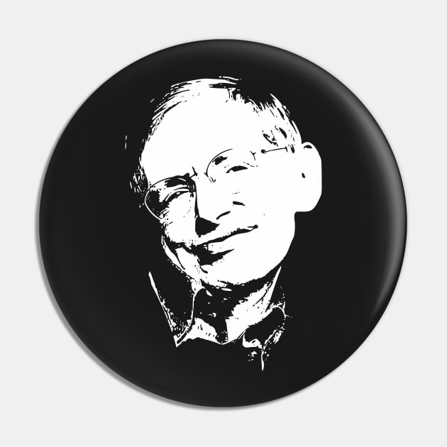 Stephen Hawking Pin by Nerd_art