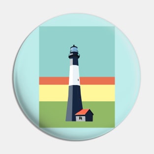 Tybee Island Landscape Pin