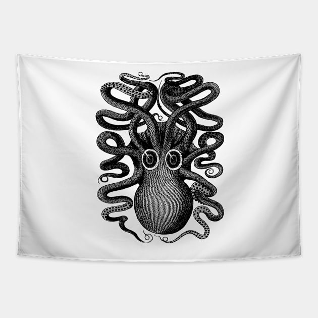 Giant Cuttlefish Tapestry by GrayHareCards