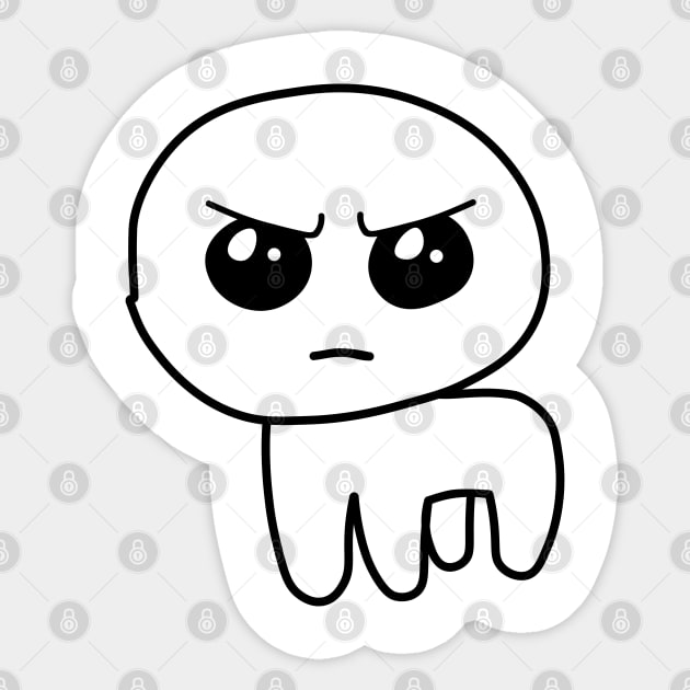 Angry TBH - Autism - Sticker | TeePublic