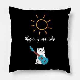 Music Is My Vibe Pillow