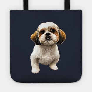 Shih Tzu Puppy Dog Tote