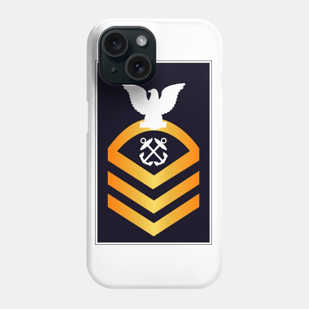 Navy - CPO - Blue - Gold without Txt Phone Case by twix123844