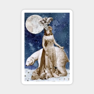 Moon Goddess of the North Magnet