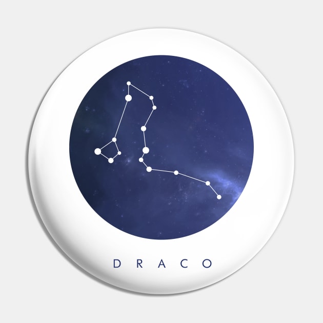 Draco Constellation Pin by clothespin