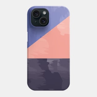 Aesthetic watercolor abstract illustration Phone Case