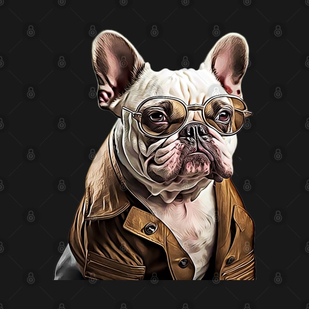 Funny French Bulldog by Unboxed Mind of J.A.Y LLC 