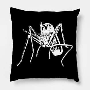 Mosquito sketch Pillow