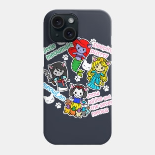 CAT PRINCESS puns Phone Case