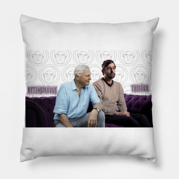 The Dream Team - Attenborough and Theroux Classic T-Shirt Pillow by Therouxgear