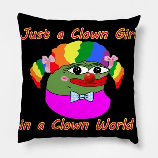 Honkler the Clown Girl Pillow