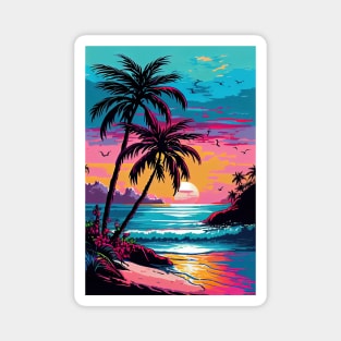 Tropical Paradise Magnet