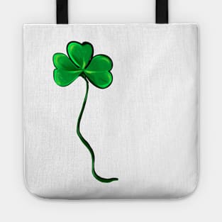 The best Irish gift ideas 2024 Clover green three leaf clovers shamrock Tote