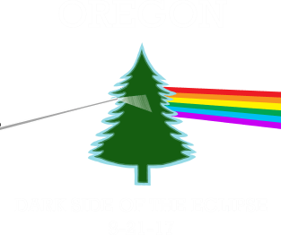 Oregon: Dark Side Of The Eclipse 8-21-17 Magnet