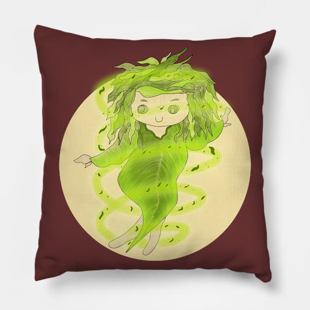 Tree Spirit Pillow by Pixcy Willow