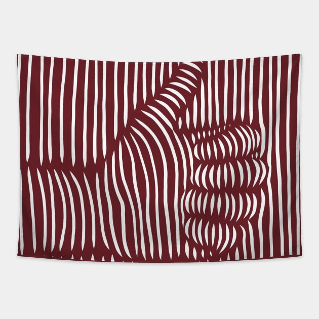 Thumps Up - Cool Striped Design Artwork Tapestry by Artistic muss