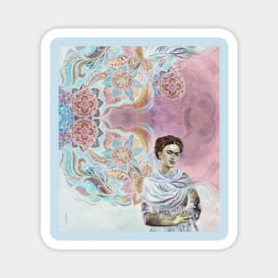 Frida Kahlo portrait - 6 Magnet