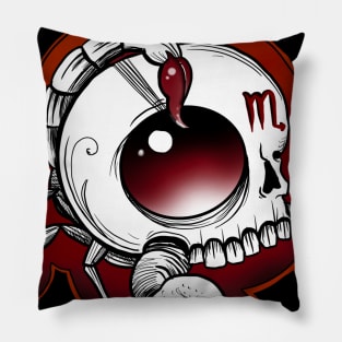 Scorpio skull Pillow