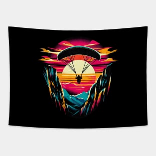 Paragliding Wings of Freedom Design Tapestry