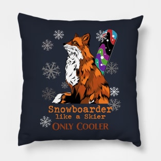 Snowboarder Definition #2 Pillow