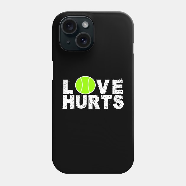 TENNIS - LOVE HURTS Phone Case by King Chris