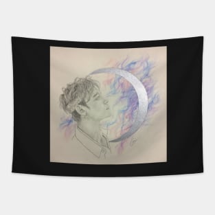 Lucas (NCT) - Galaxy drawing Tapestry