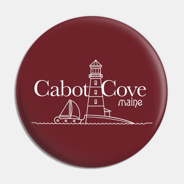 Cabot Cove, Maine Pin by Peebs