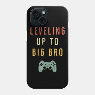 Leveling Up To Big Bro T-Shirt - Promoted To Big Brother Phone Case