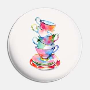 Cosmic tea party Pin