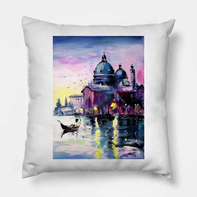 Beautiful Venice Pillow by kovacsannabrigi