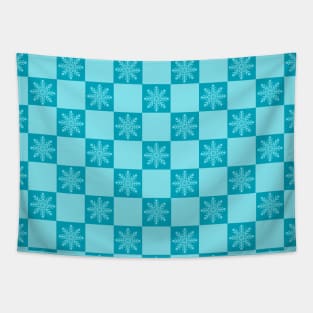 Snowy blue Tapestry