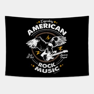 American Rock Music Tapestry