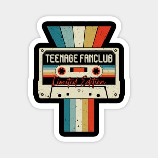 Graphic Teenage Fanclub Proud Name Cassette Tape Vintage Birthday Gifts Magnet