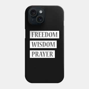 Freedom is the key Phone Case