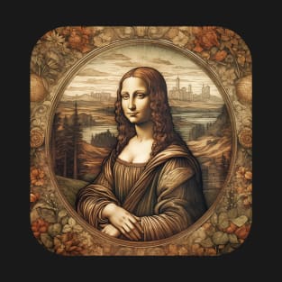 Art Nouveau Mona Lisa T-Shirt