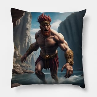 Guardian of the Mountain Stream Pillow