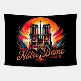 Notre Dame Paris Design Tapestry