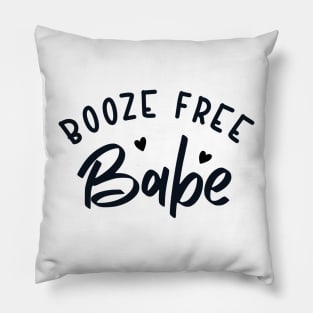 Booze-Free Babe Pillow