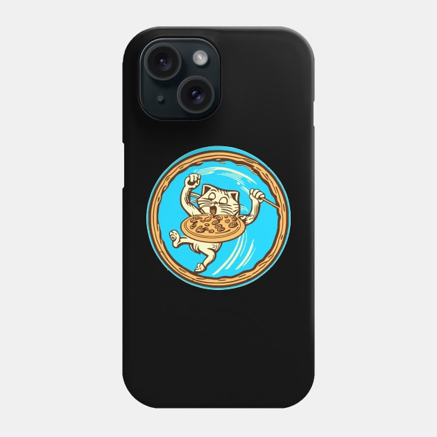 Cat Eating Spaghetti Phone Case by egoandrianooi9