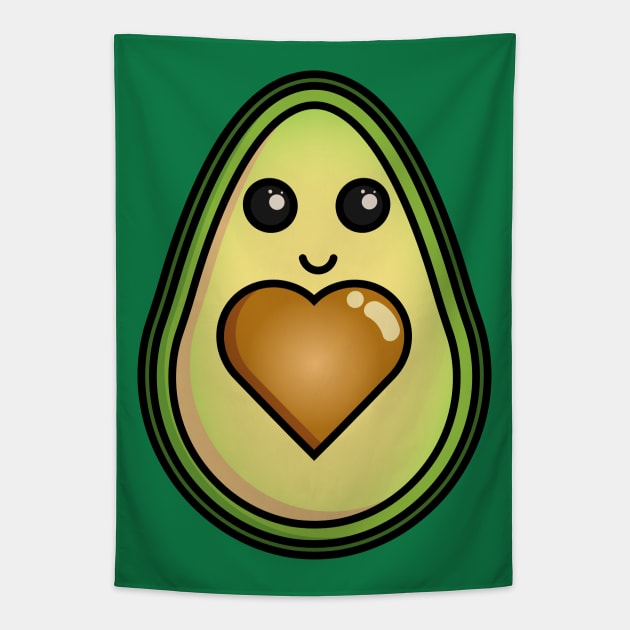 Avocado Love Tapestry by RhinoTheWrecker