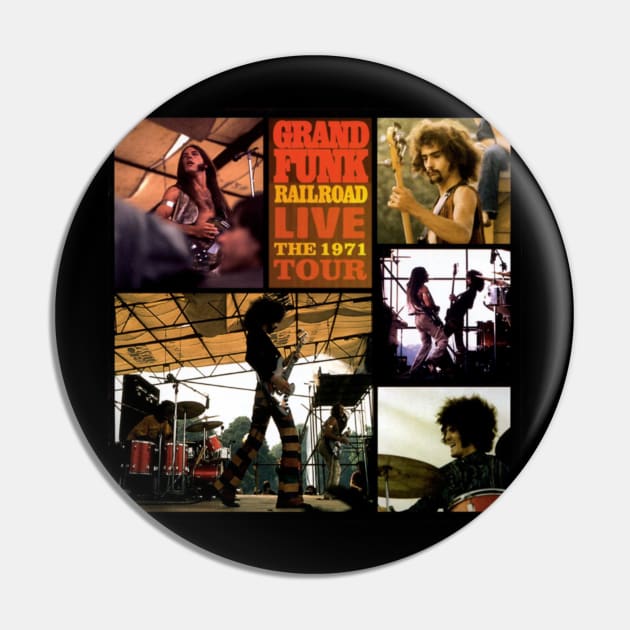 Grand Funk Live 1971 Pin by frekioxo