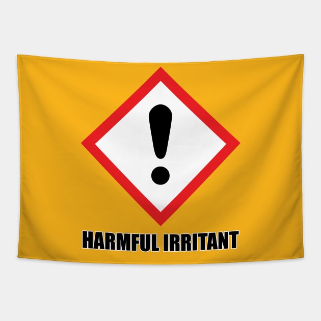warning: harmful irritant Tapestry by toastercide