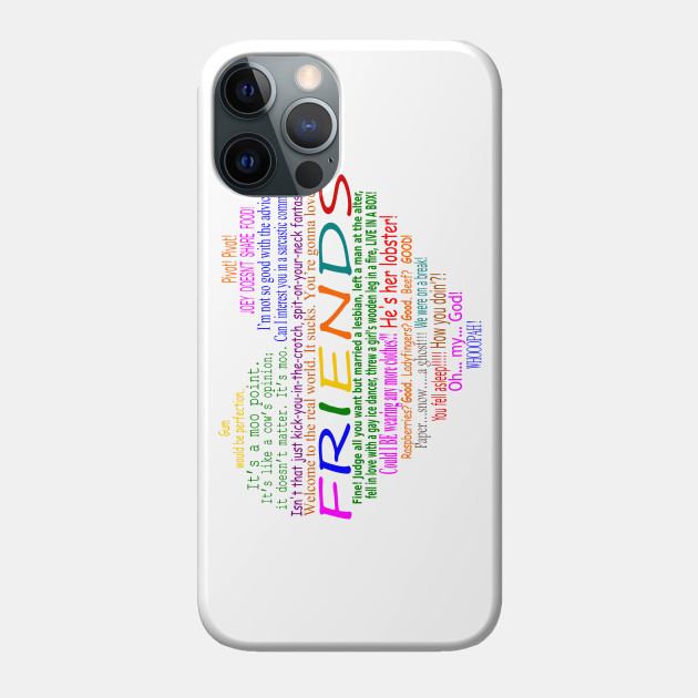 Friends TV Quotes Heart - Friends Tv Show - Phone Case