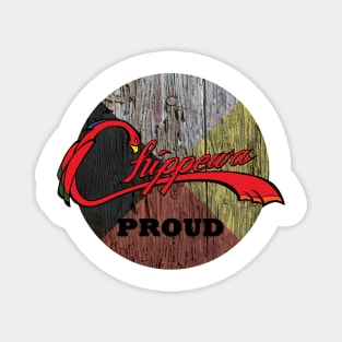 Chippewa Proud Medicine Wheel Magnet