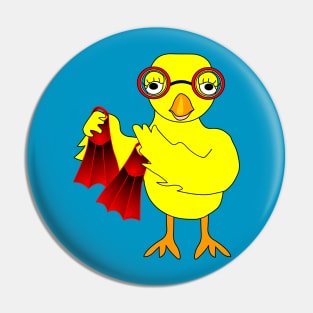 Swim Chick Pin